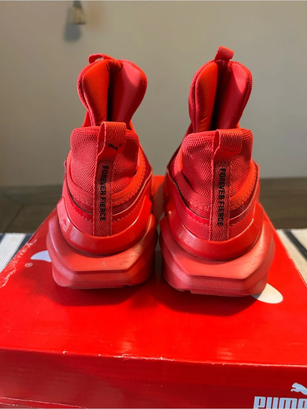 Red Fierce 2 Women’s Puma Sneakers-Size 8